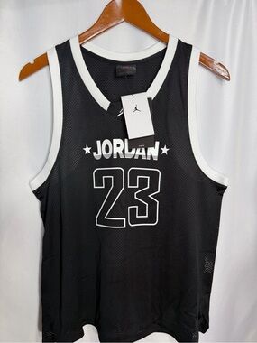 Jordan Black and White 23 Mesh women’s  Basketball Jersey size M